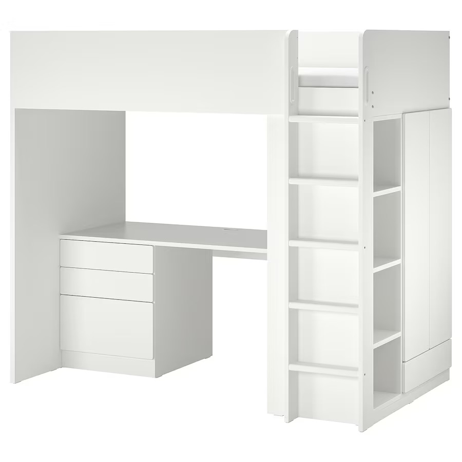 【IKEA SMÅSTAD スモースタード ロフトベッド 解体・不用品回収サービス】東京都港区のマンション